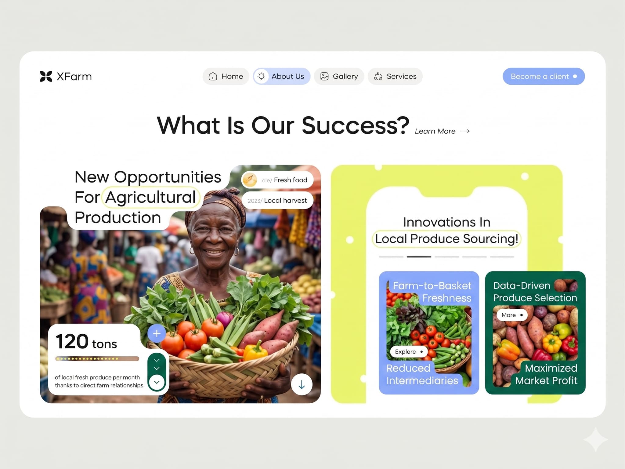 Website landscape example