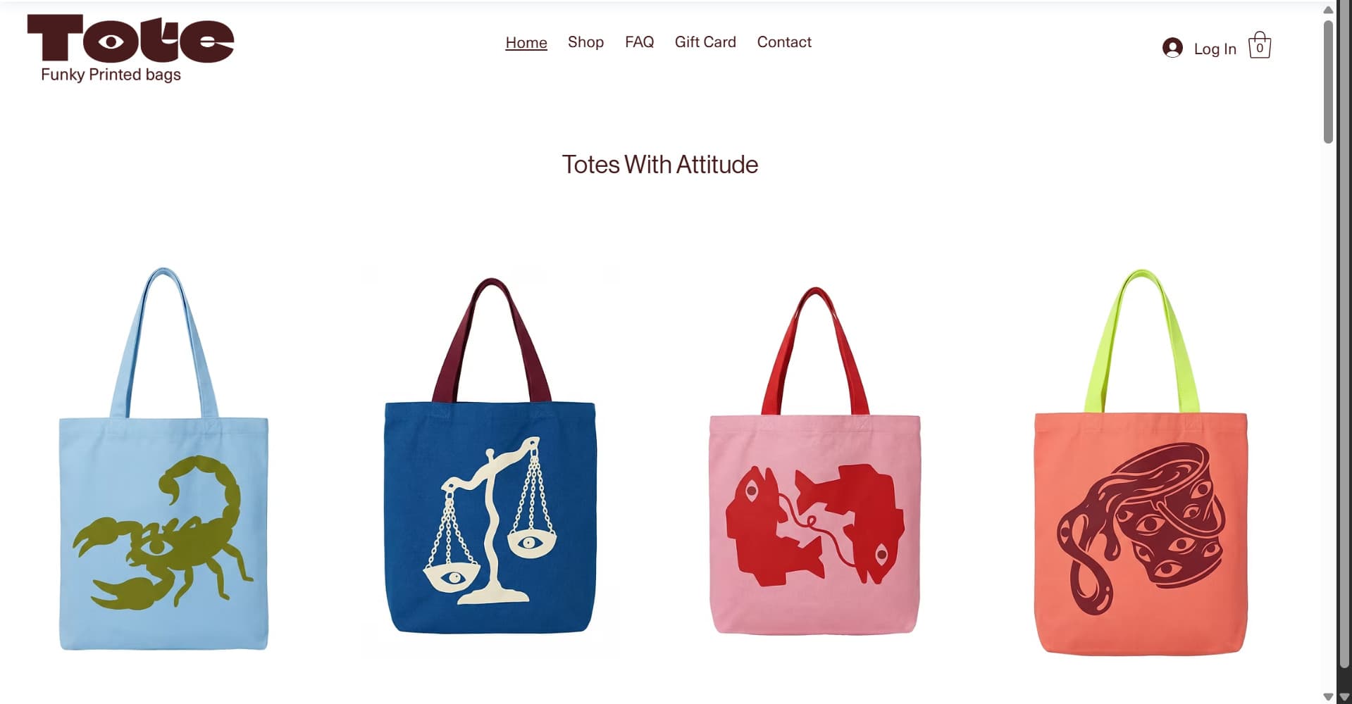 Website landscape example