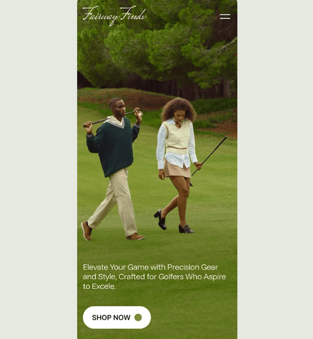 Website portrait example